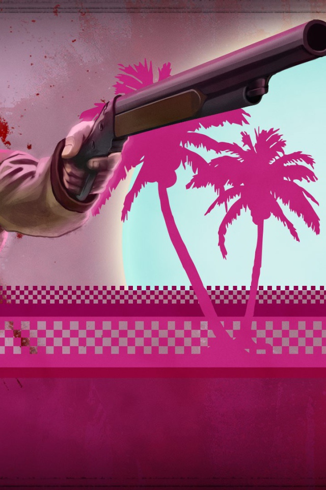 Петух из игры Hotline Miami