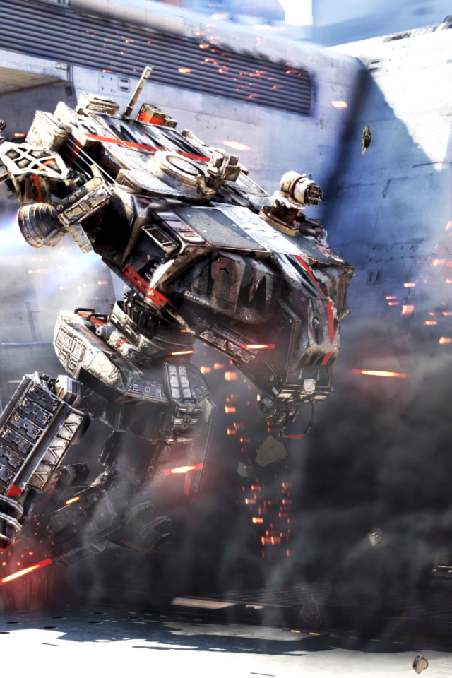 Бой в игре Hawken