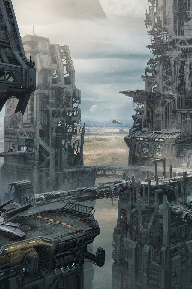 Постройки космопорта в игре Star Citizen