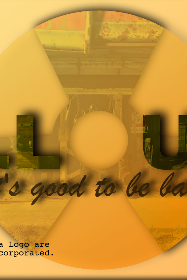 Креативный постер игры Fallout 4