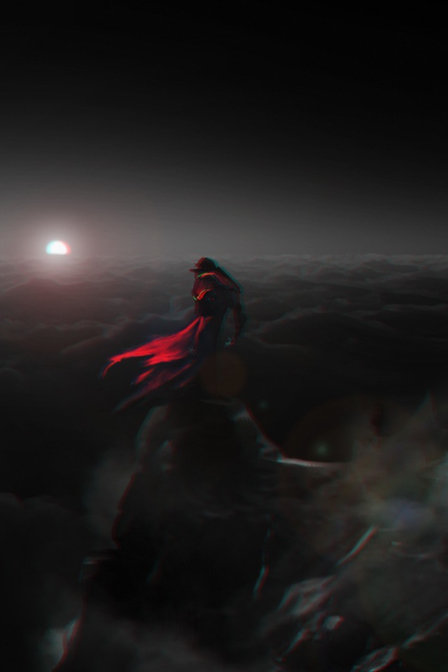 Дракула смотрит на Луну в игре Castlevania Lords of Shadow