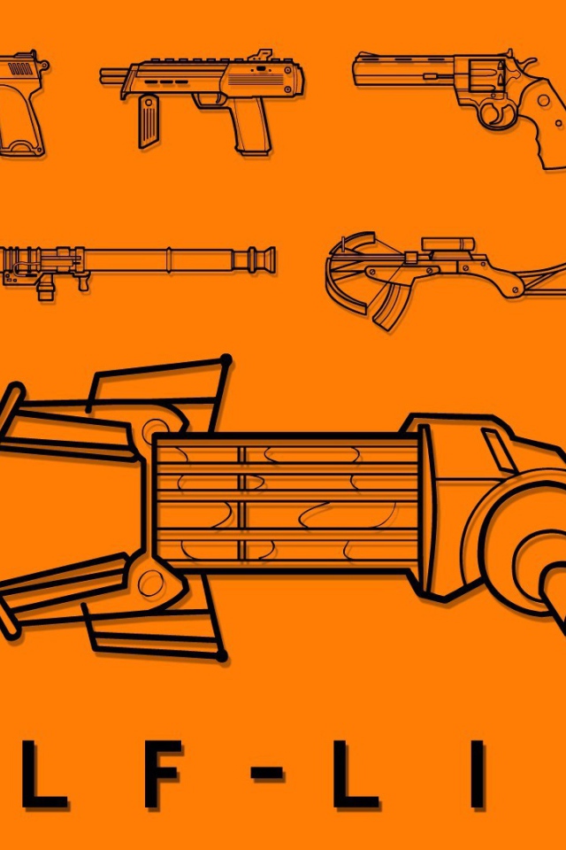 Чертежи оружия в игре Half-Life 2