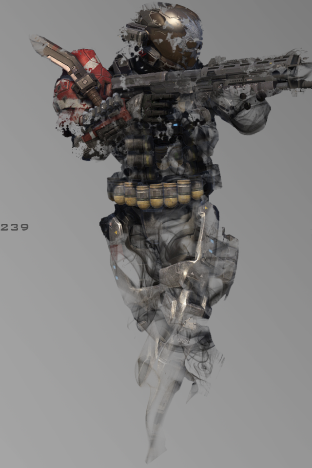 Эмили из игры Halo Reach