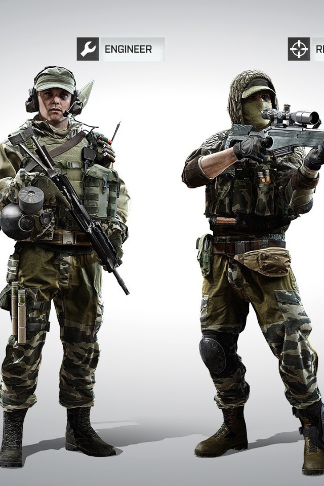 Снаряжение солдат из игры Battlefield 4