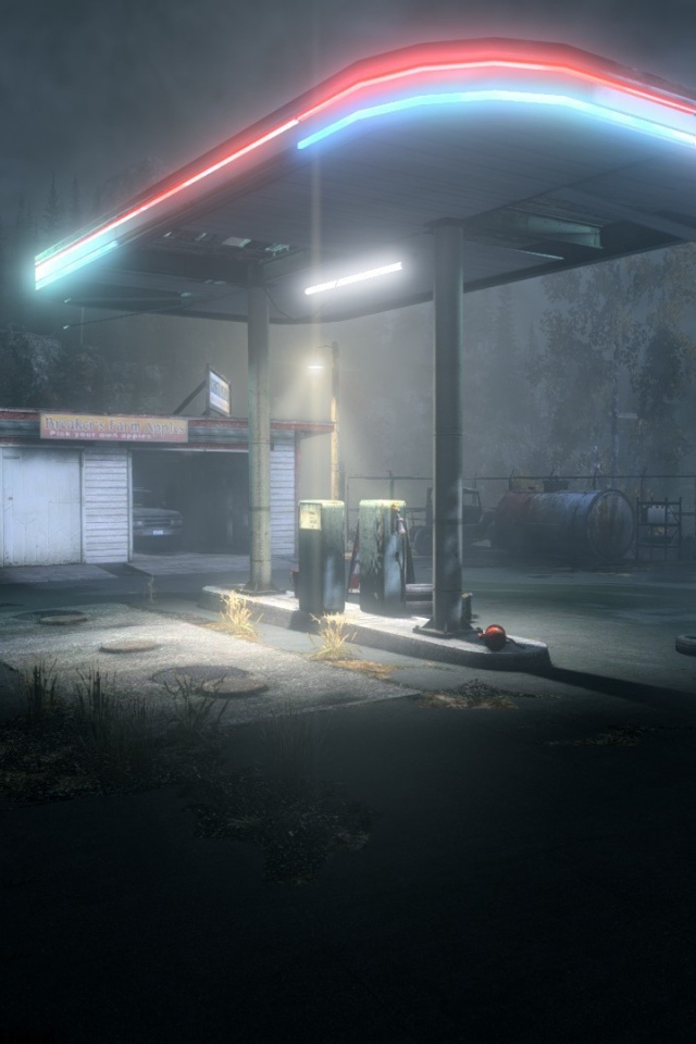 Заправка в игре Alan Wake