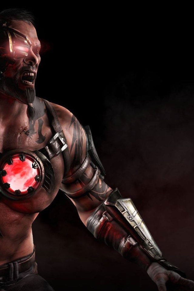 Огненный Кано из игры Mortal Kombat