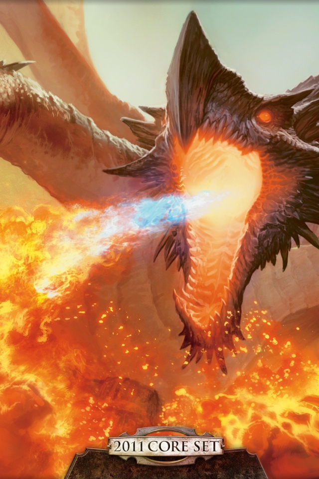 Огненный дракон в игре Magic the Gathering