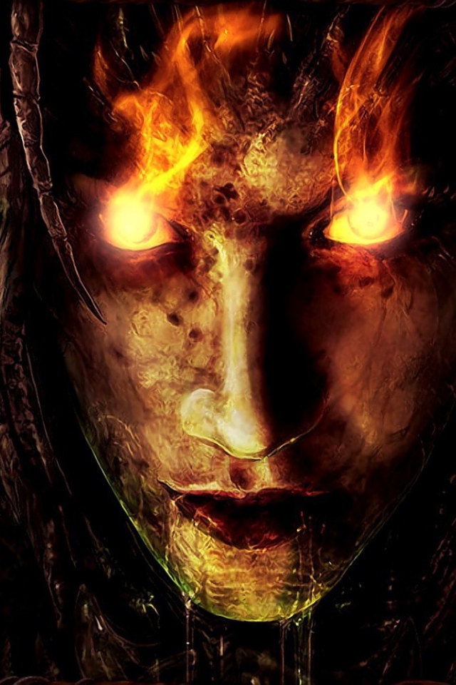 Огненная ведьма из игры Queen of Blades