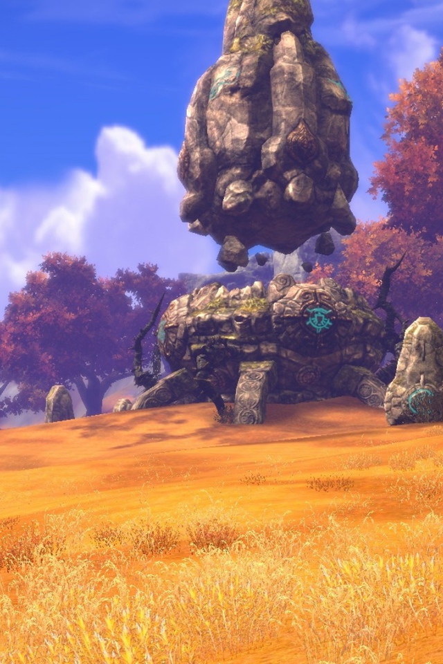 Летающие камни в игре Tera