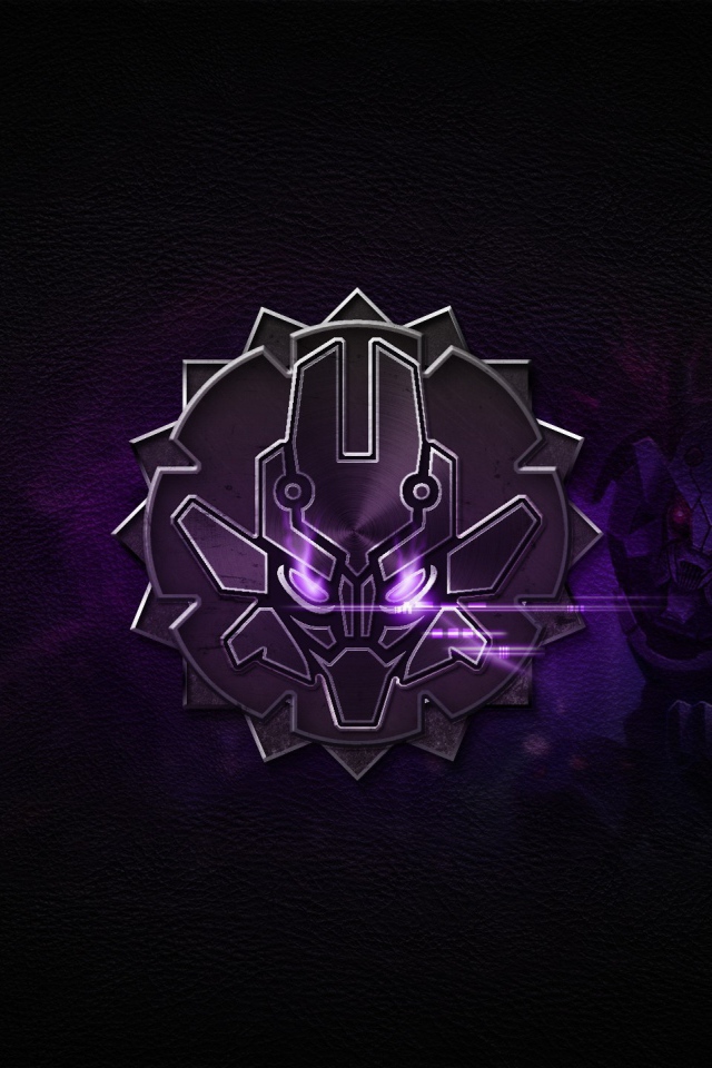 Игра от Riot Games, сиреневый знак