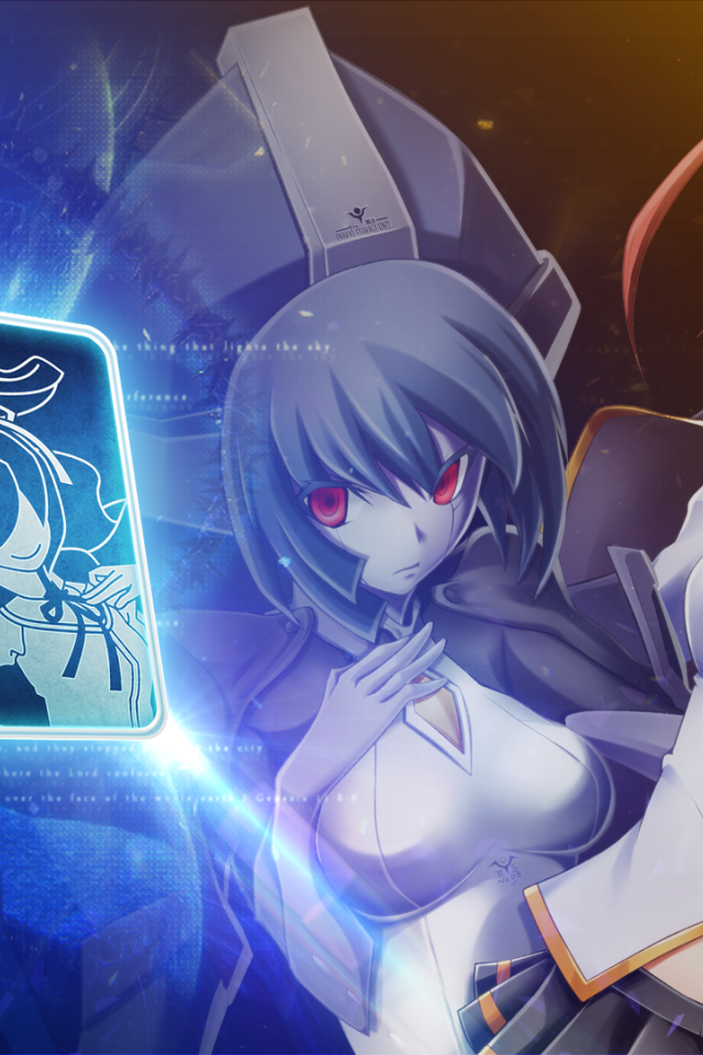 Девушка Ноэль в игре Blazblue