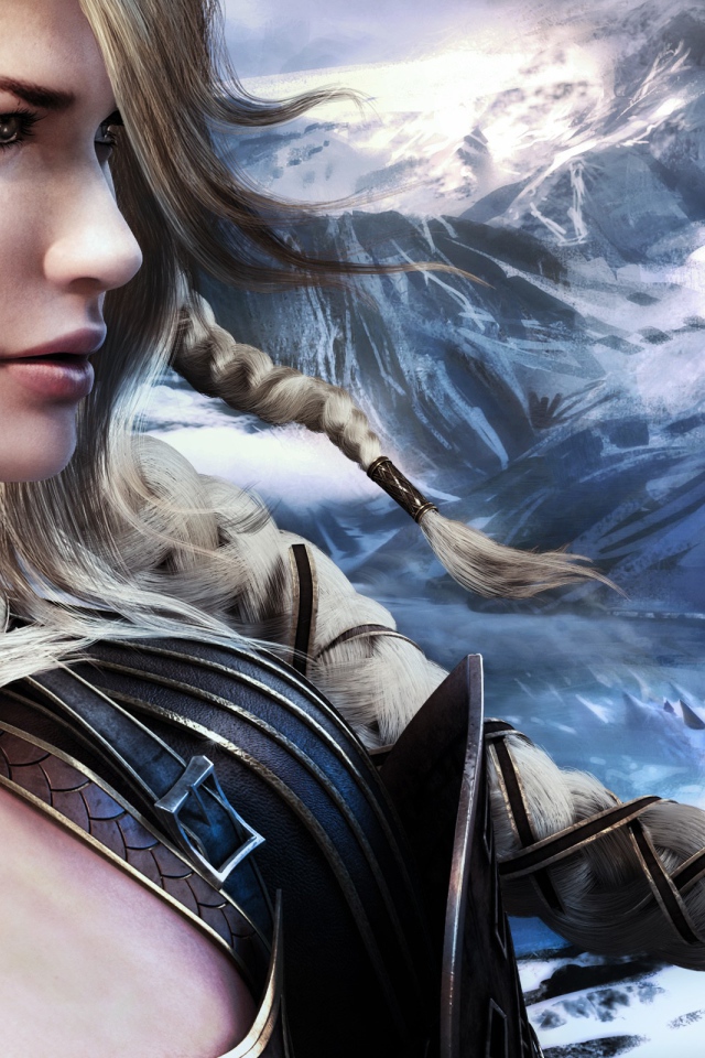 Девушка герой игры Guild Wars