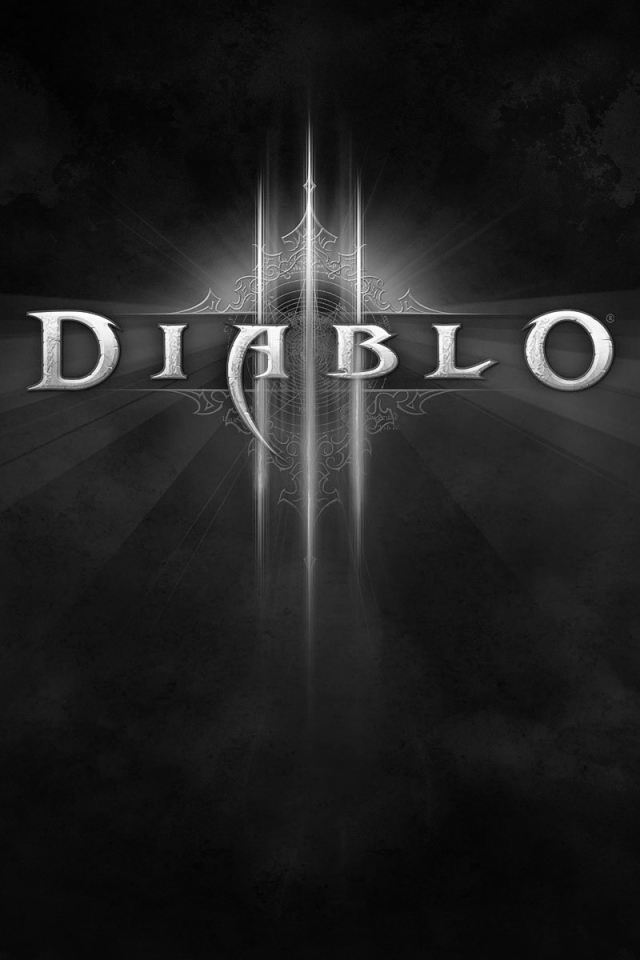 Серый фон, игра Diablo