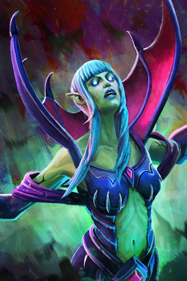 Зеленый демон в игре Dota 2