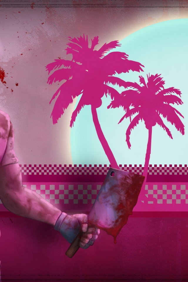 Герой в розовой куртке, игра Hotline Miami