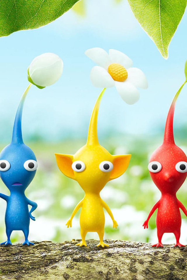 Герои видео игры Pikmin