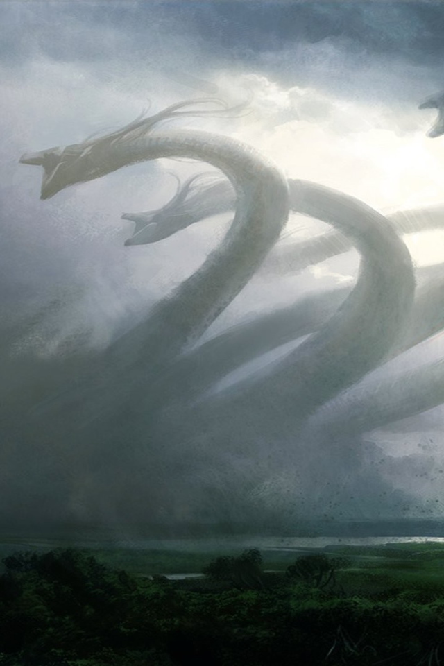 Стоглавое чудовище из игры Magic The Gathering