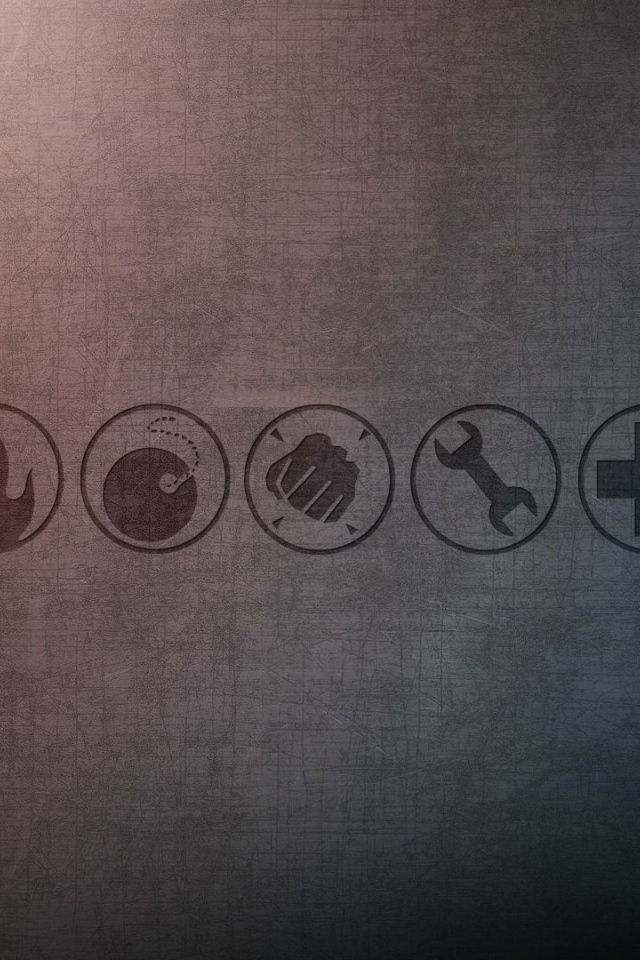 Пиктограммы, фон игры Team Fortress 2