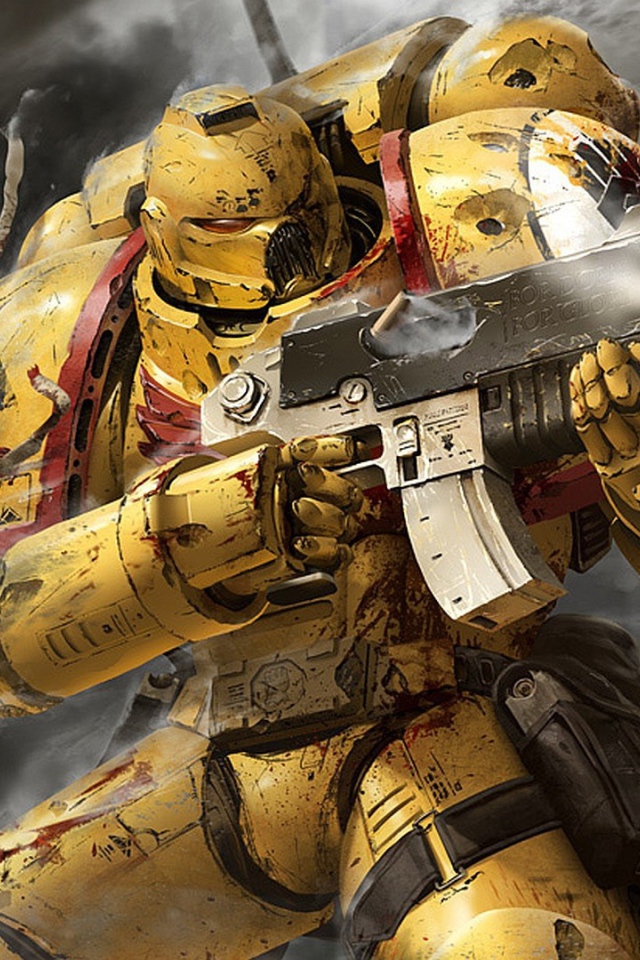 Имперские солдаты в игре Warhammer 40000