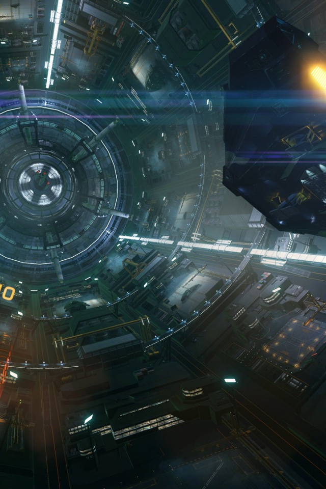 Внутри дока, игра Elite Dangerous