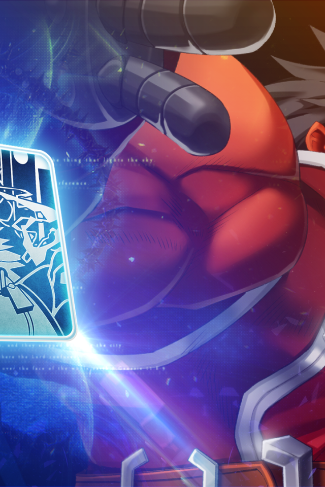 Айрон Тейгер из игры Blazblue