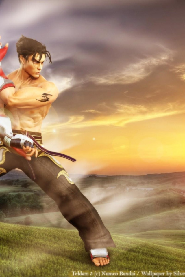 Джин Казама из игры Tekken