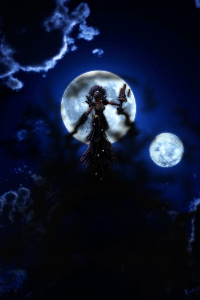 Нокс на фоне луны, игра Smite