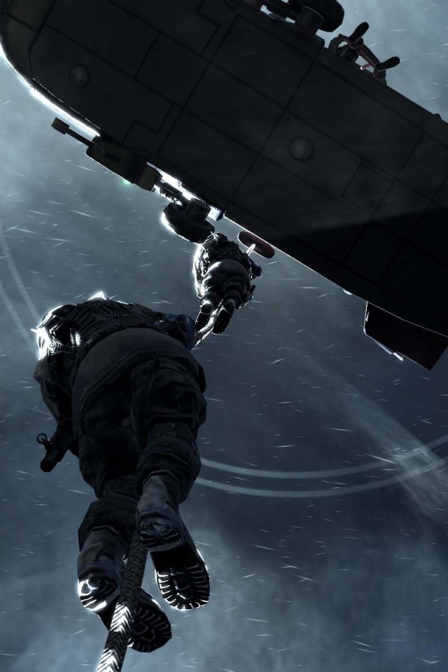 Десант из вертолета в игре Call of Duty