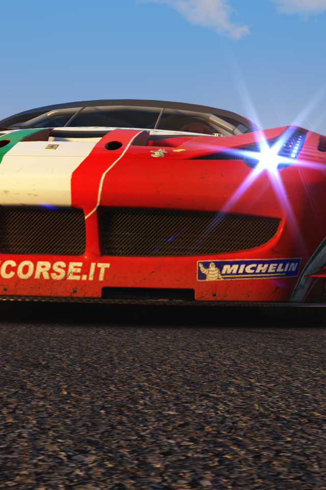 Фары игрового авто Assetto Corsa