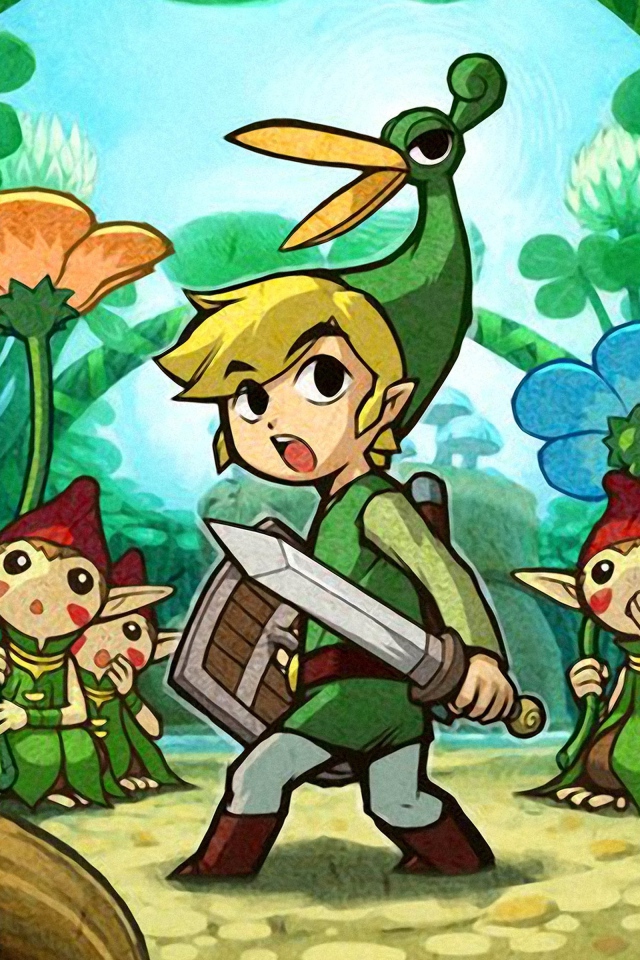 Линк из игры The Legend of Zelda The Minish Cap