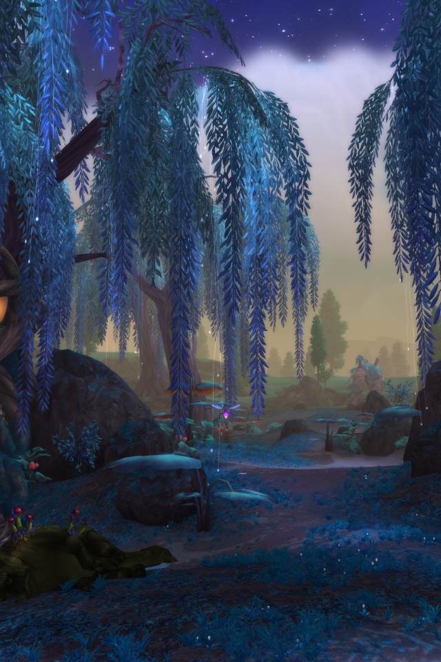 Магический лес в игре World of Warcraft Warlords of Draenor