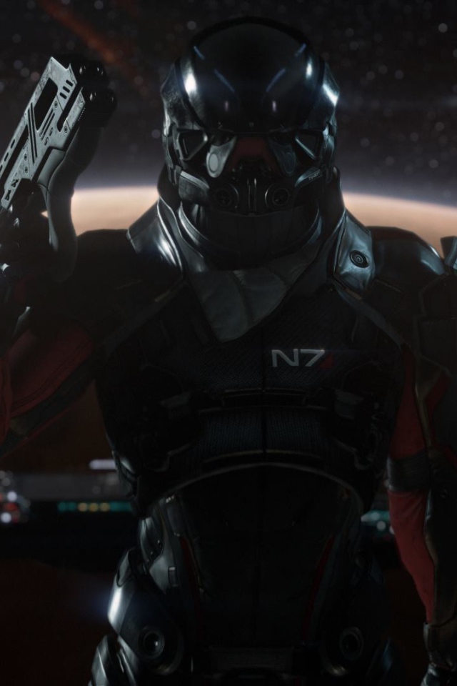 Человек с пистолетом, игра Mass Effect Andromeda
