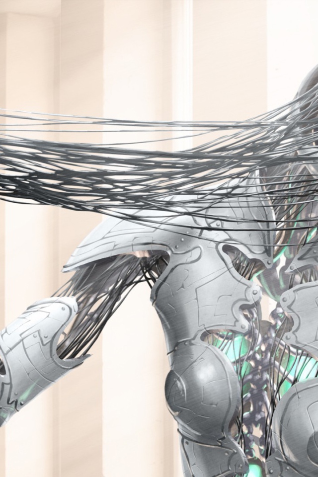 Маска робота в игре Cyberpunk 2077