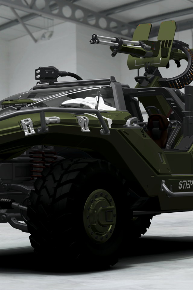 Военный автомобиль в игре Forza Motorsport