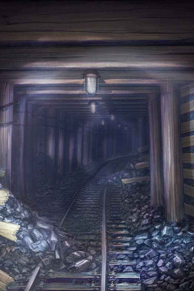 Шахтный тоннель в игре Бесконечное лето