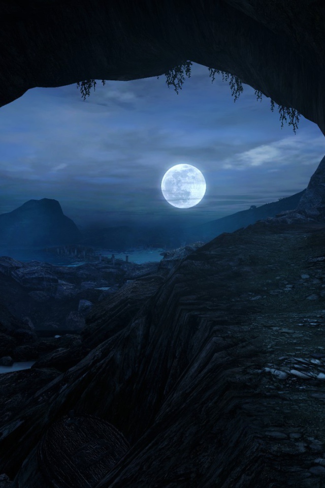 Лунная ночь в игре Dear Esther