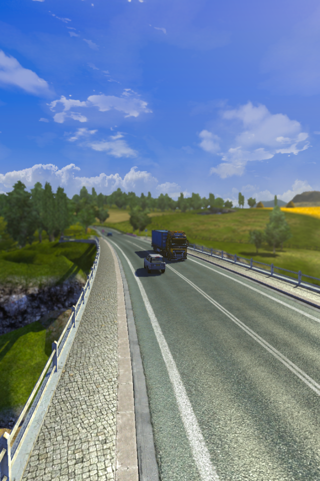 Автобан в игре Euro Truck Simulator 2