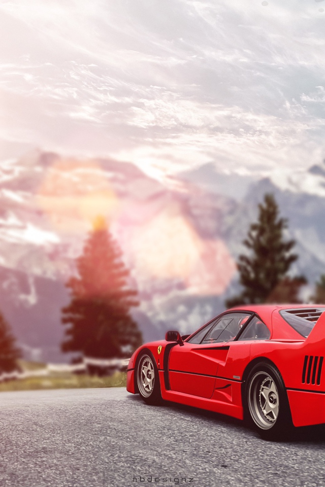 Горный пейзаж в игре Gran Turismo 6