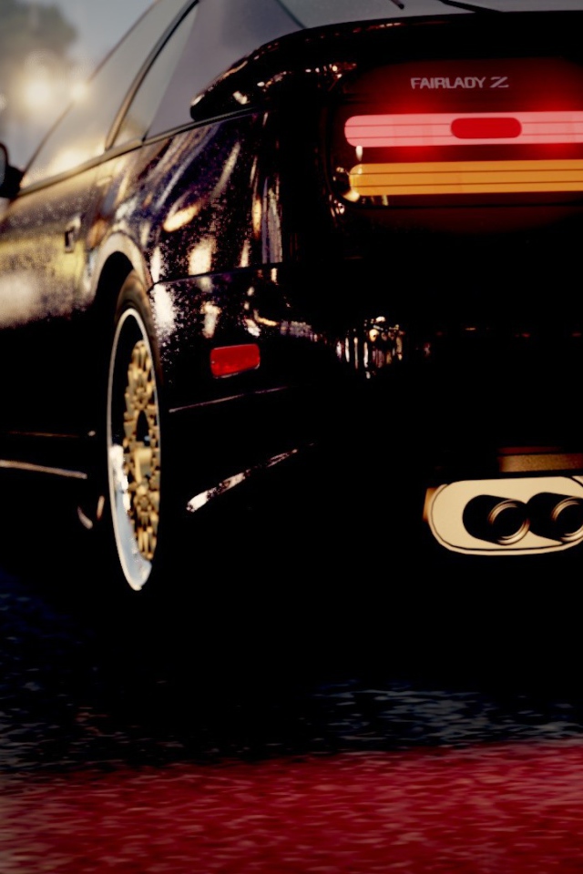 Гоночный Ниссан в игре Forza Horizon