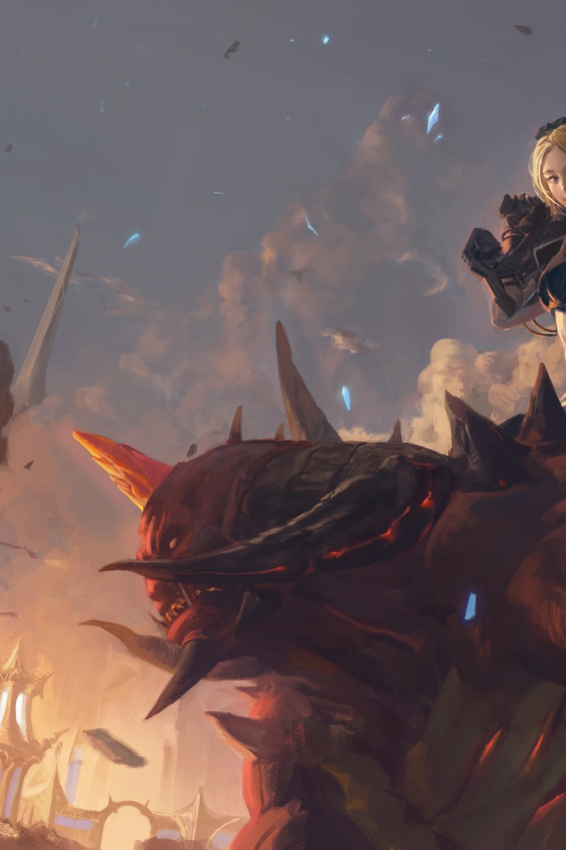 Нова верхом на демоне, игра Diablo