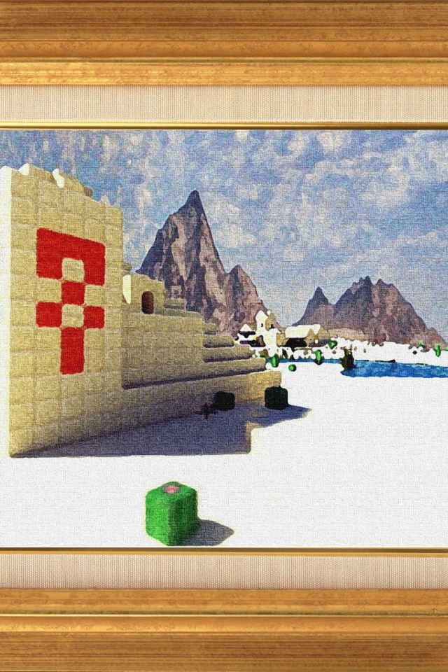 Картина в игре Minecraft