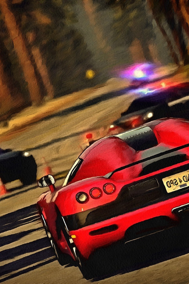 Полицейская погоня в игре