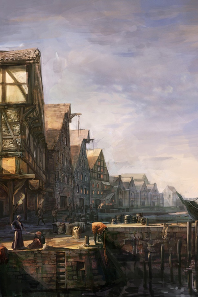 Порт в игре The Witcher 3 Wild Hunt