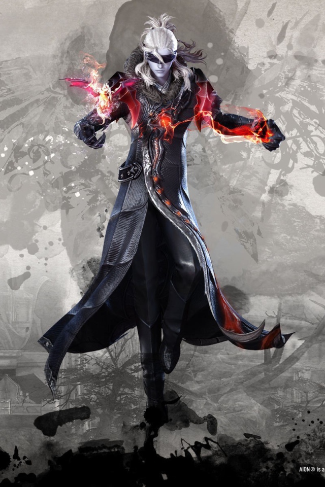 Постер игры Aion Online, персонаж Асмодиан