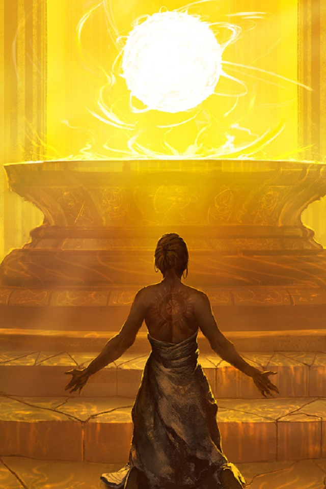 Жрица в храме, игра Magic The Gathering