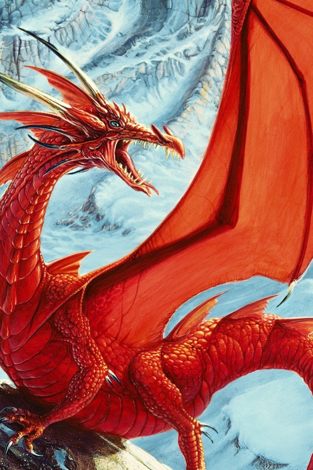 Красный дракон в игре Baldur's Gate