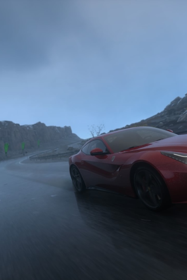 Красный Феррари в игре Driveclub