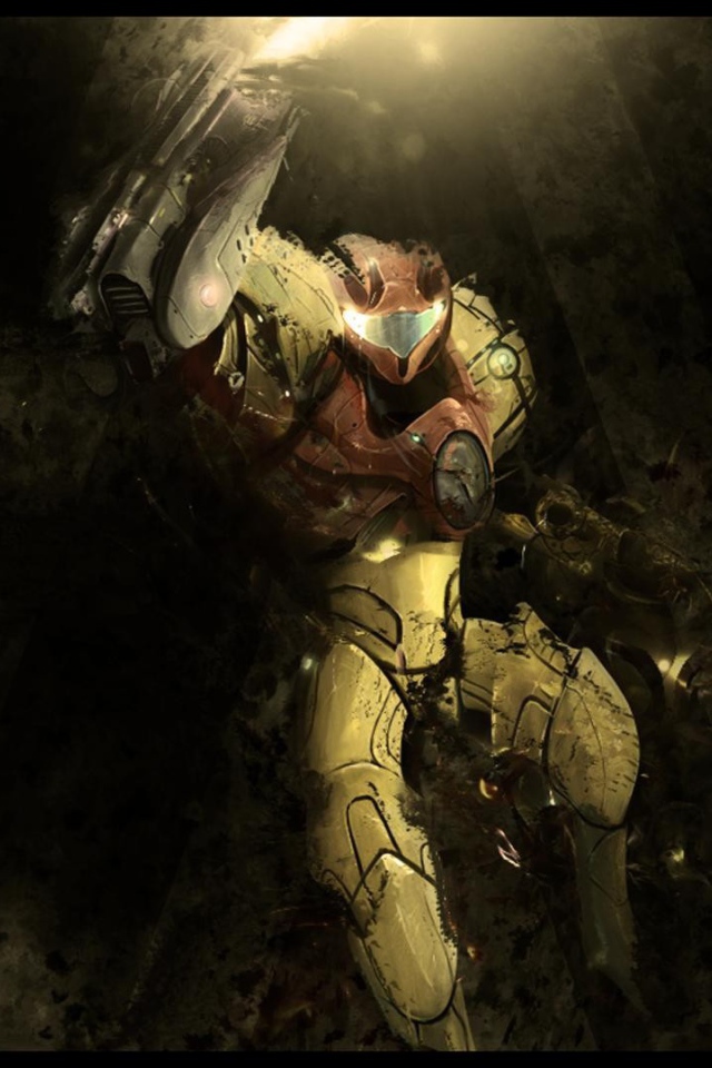 Самус Аран в игре Metroid