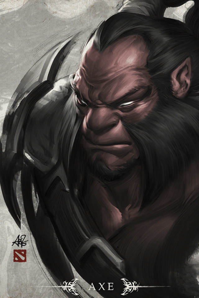 Лохматый Акс в игре Dota 2