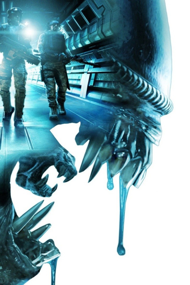 Силуэт игры Alien Isolation